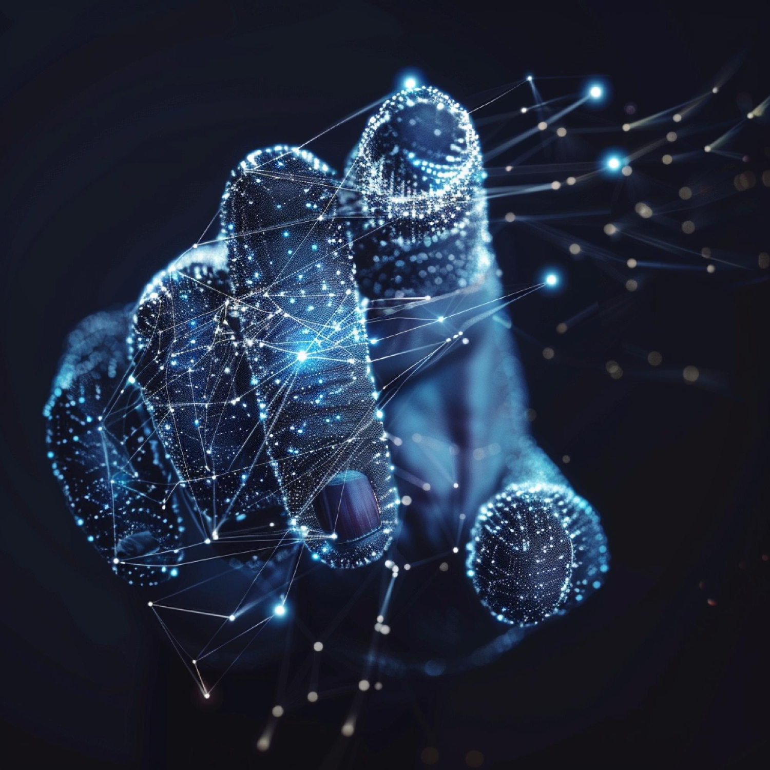 AI robot collaborating with a human